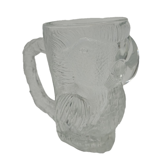 Vintage Tropicana Casino Las Vegas Parrot Glass Mug Stein 7 1/4 Luminarc USA - Picture 2 of 6